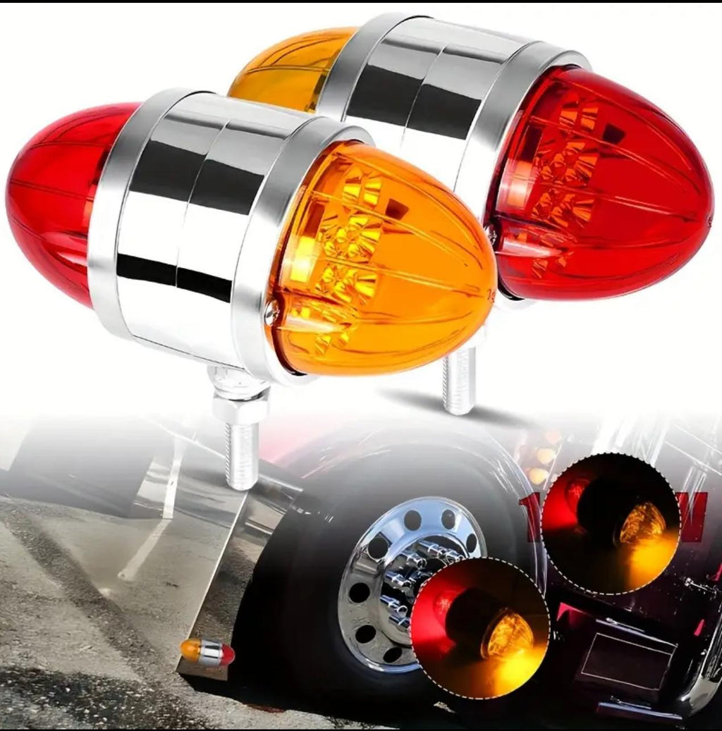 Luces de doble cara de 34 LED para camiones de 12V y 24V