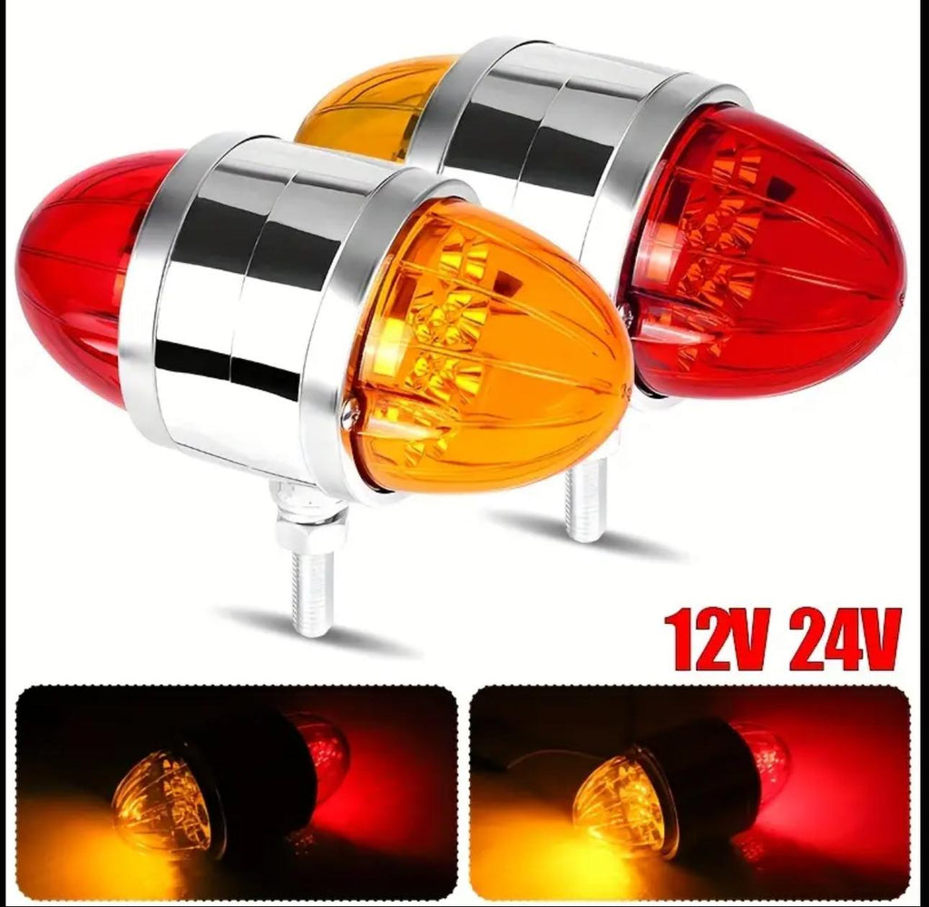 Luces de doble cara de 34 LED para camiones de 12V y 24V