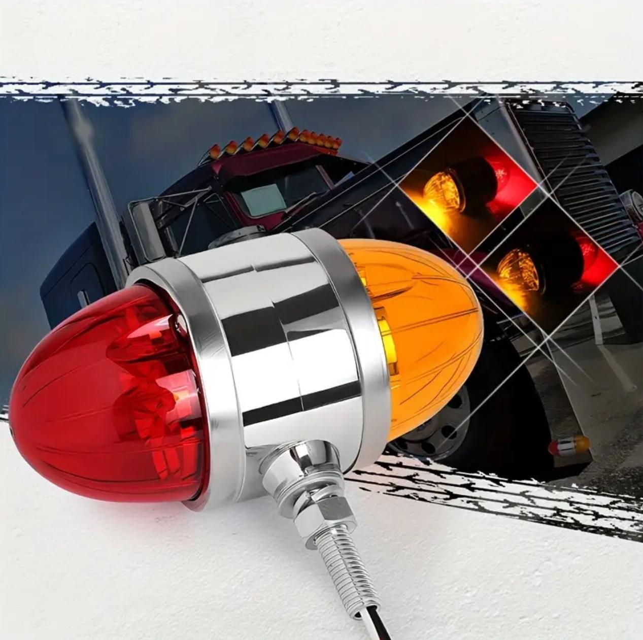 Luces de doble cara de 34 LED para camiones de 12V y 24V