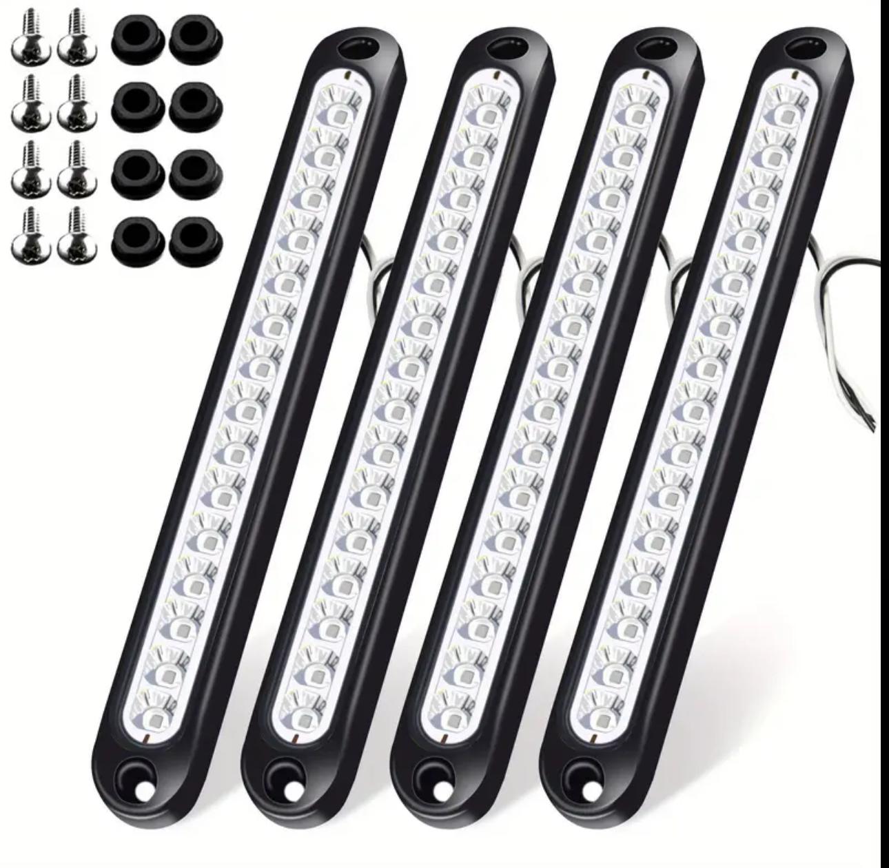 Barra de Luz Trasera de Freno y Giro  Blanco,Ámbar   y Rojo.