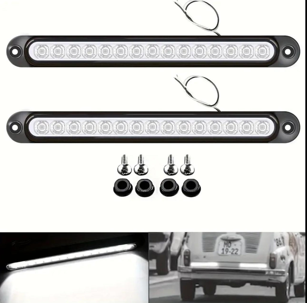 Barra de Luz Trasera de Freno y Giro  Blanco,Ámbar   y Rojo.