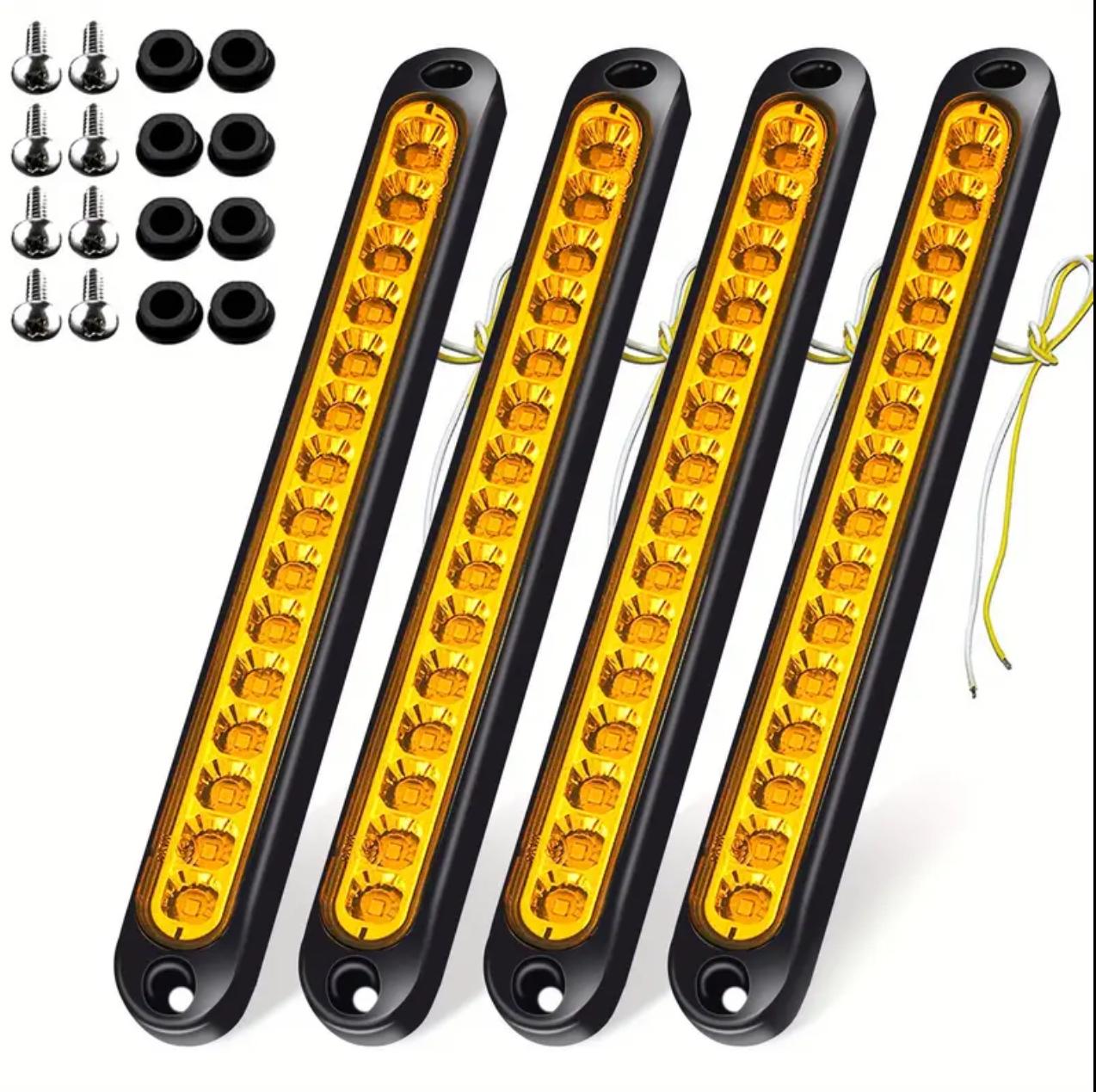 Barra de Luz Trasera de Freno y Giro  Blanco,Ámbar   y Rojo.