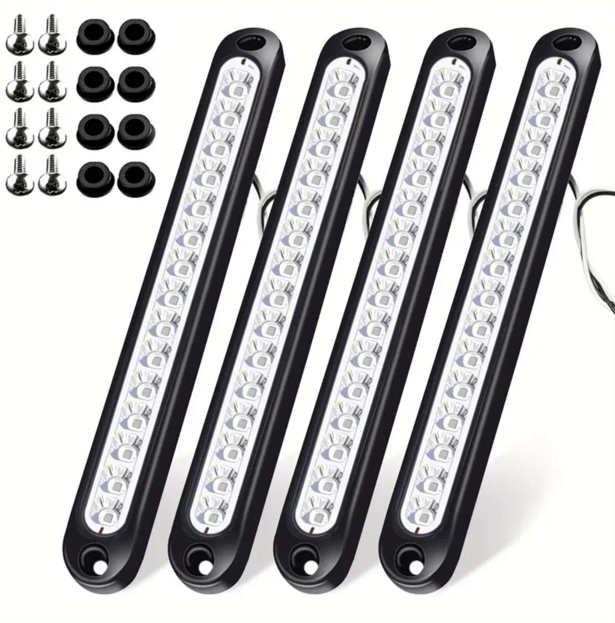 Barra de Luz Trasera de Freno y Giro  Blanco,Ámbar   y Rojo.