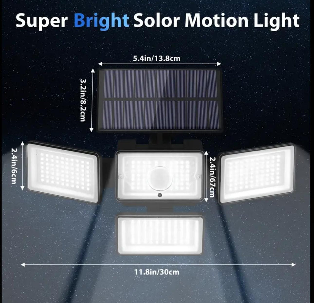 Luces para  Exterior, Iluminación Solar Farolas de Ahorro de Energía.