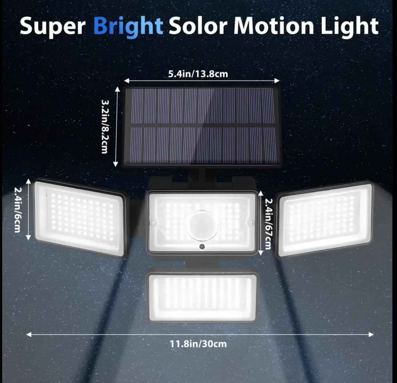 Luces para  Exterior, Iluminación Solar Farolas de Ahorro de Energía.