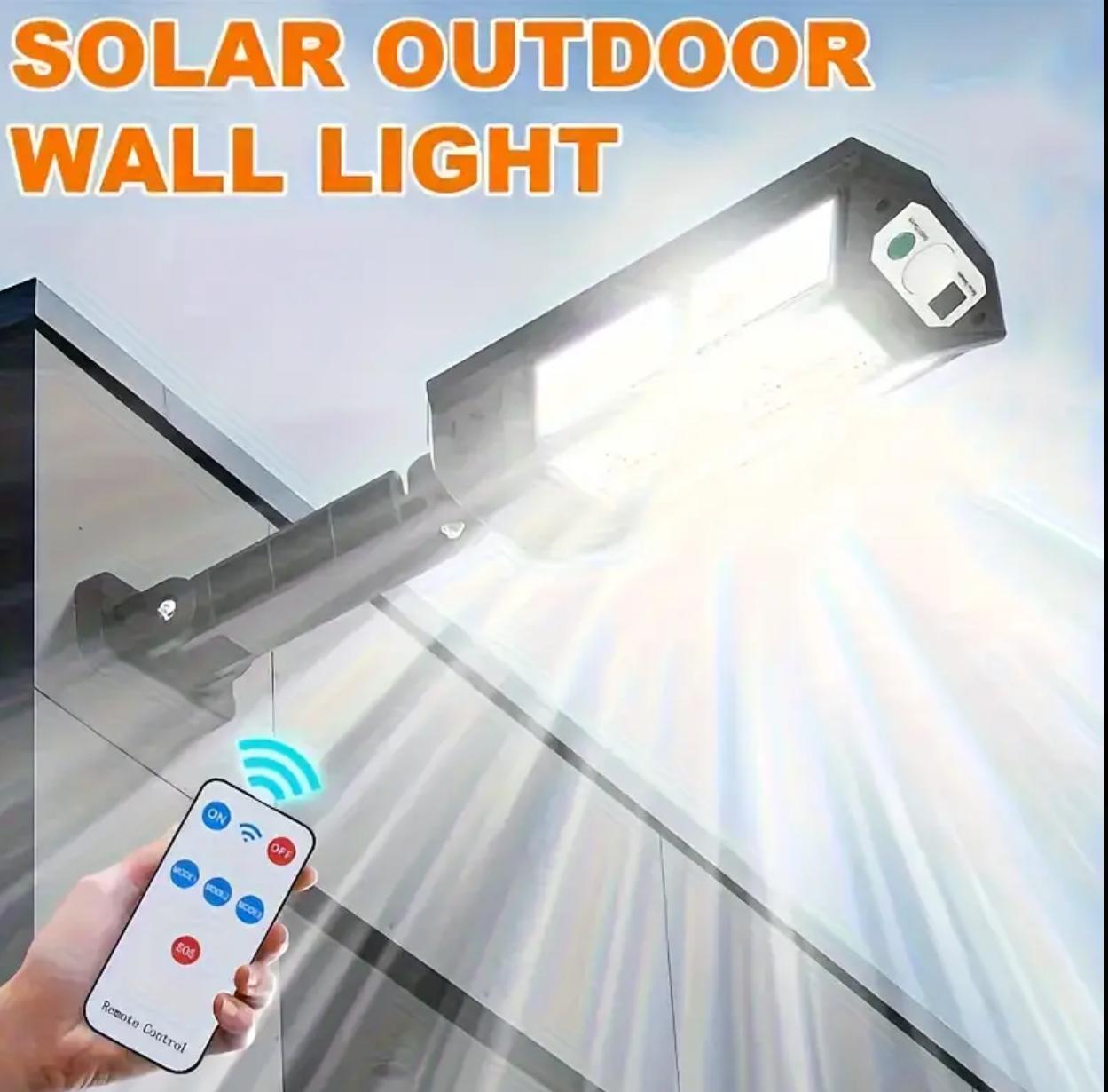 Lámpara Solar, Luz para Exterior de Pared Súper Brillante