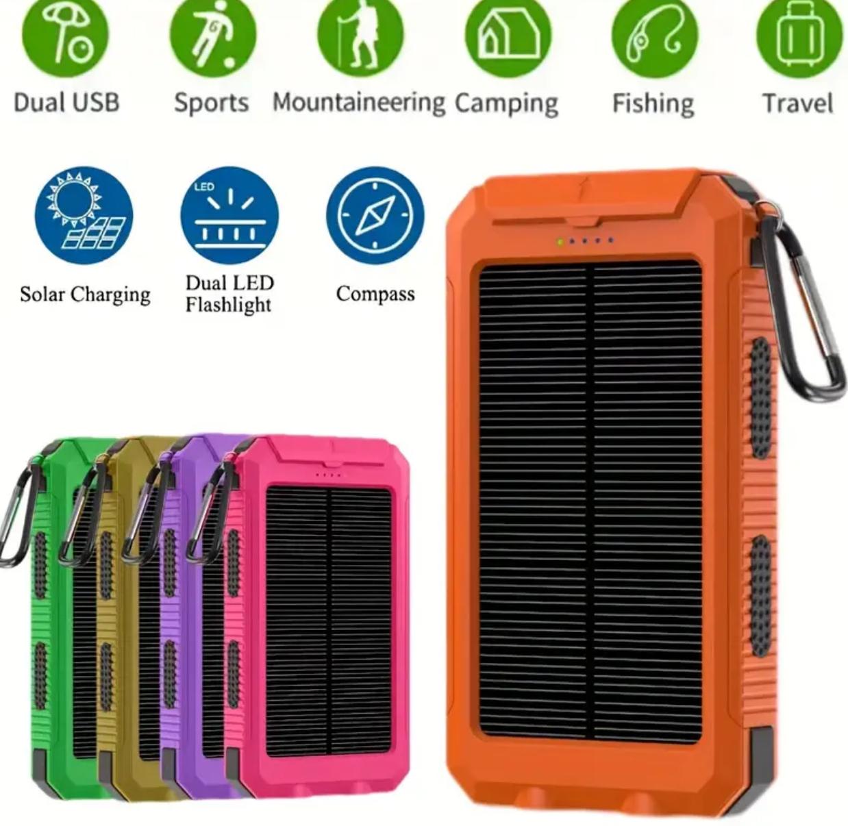 Batería Portátil Solar para Teléfonos Móviles
