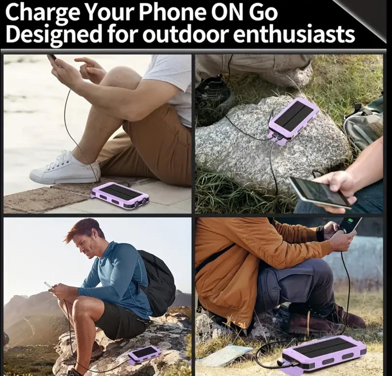 Batería Portátil Solar para Teléfonos Móviles