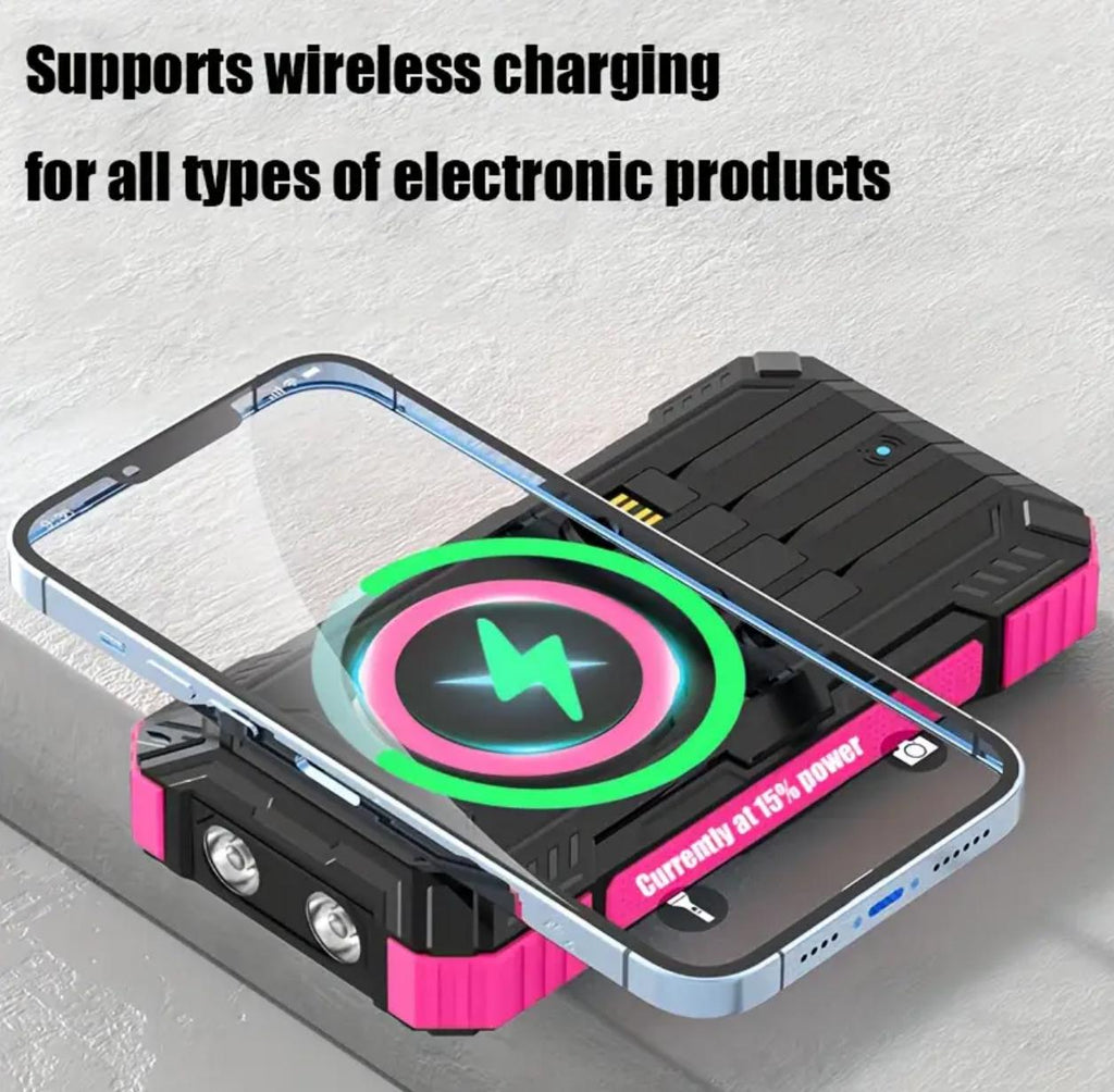 Súper Cargador Solar Portátil. Batería  Portátil para Teléfonos.