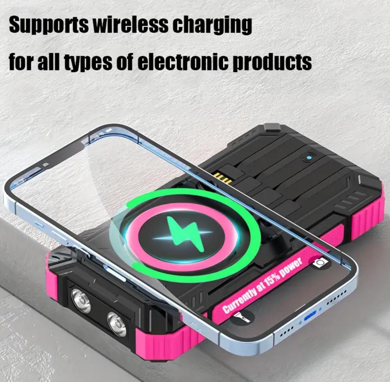 Súper Cargador Solar Portátil. Batería  Portátil para Teléfonos.