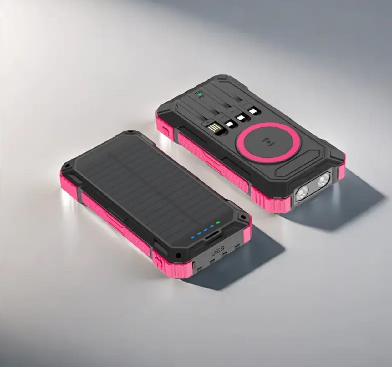 Súper Cargador Solar Portátil. Batería  Portátil para Teléfonos.