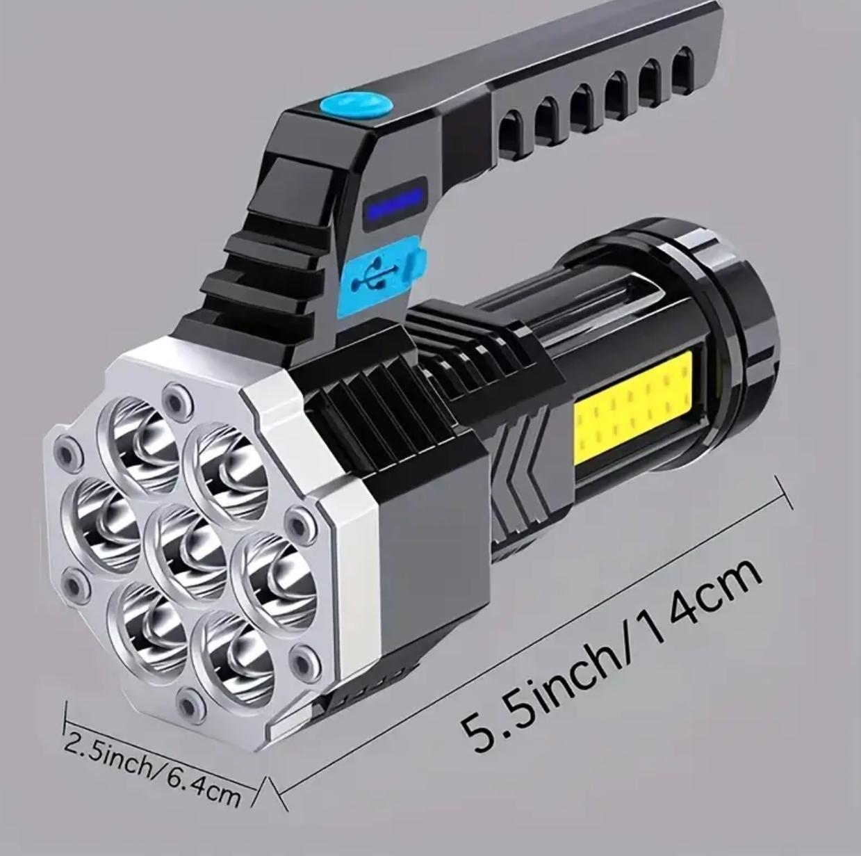 Linterna de alta potencia con Luz lateral