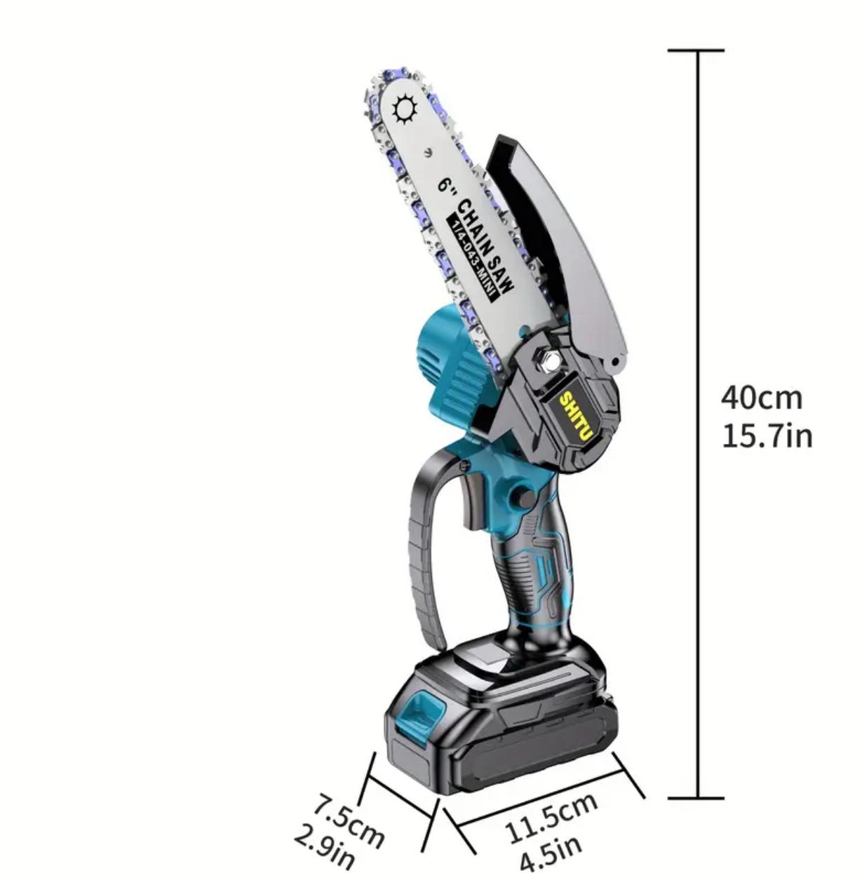 Mini Motosierra de 6 pulgadas. Motosierra Eléctrica