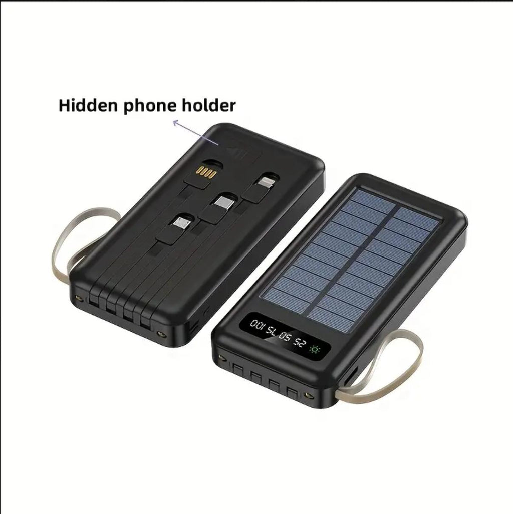 Batería portátil solar multifuncional de  carga rápida