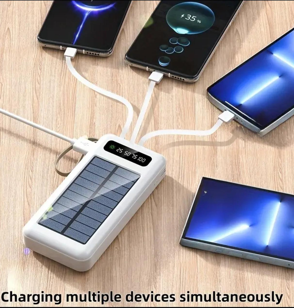Batería portátil solar multifuncional de  carga rápida