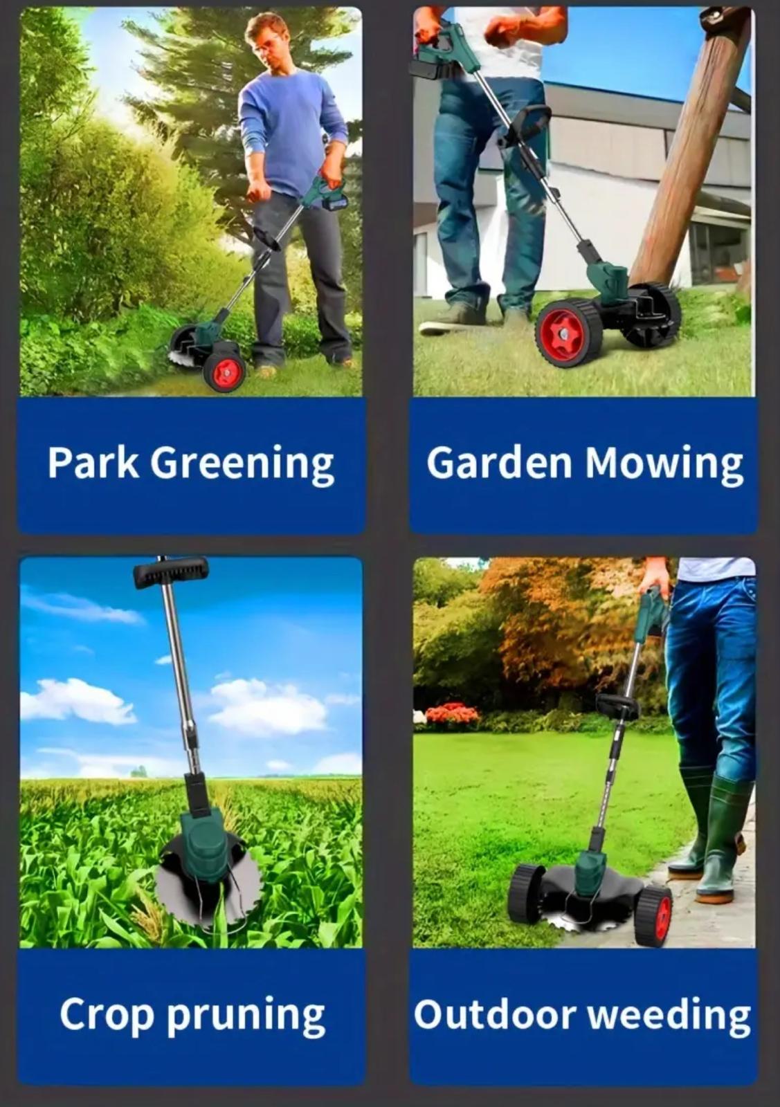 Cortadora de Césped Eléctrica Inalámbrica